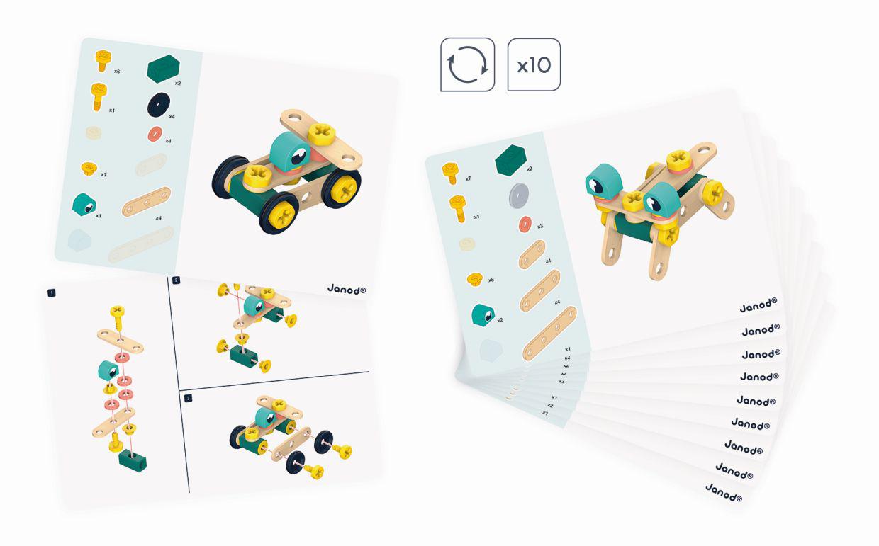 Brico'Kids Ton met 50 stukken