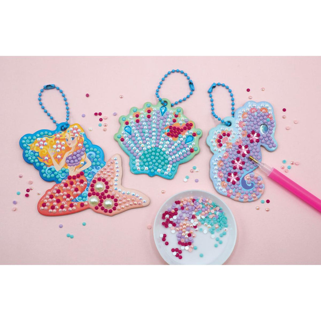 Magische Oceaan - 3 Diamanten Sleutelhangers