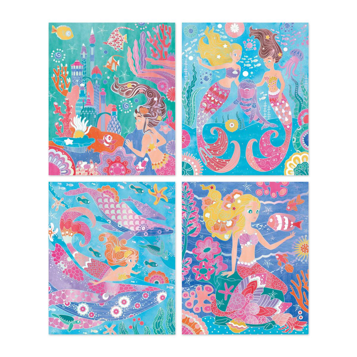 Magic Ocean - Waterverf Schilderij