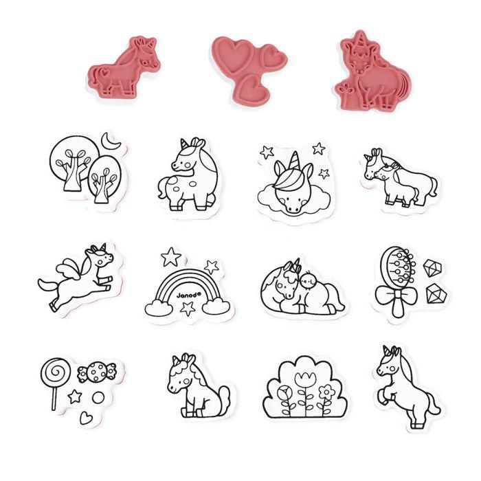 Unicorn stampinoo - 15 stempels