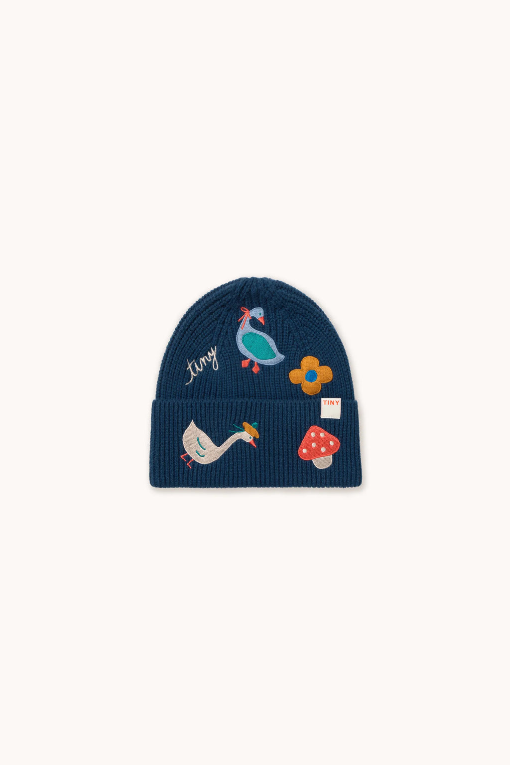 Tiny Cottons Winter Pond Beanie - ink blue