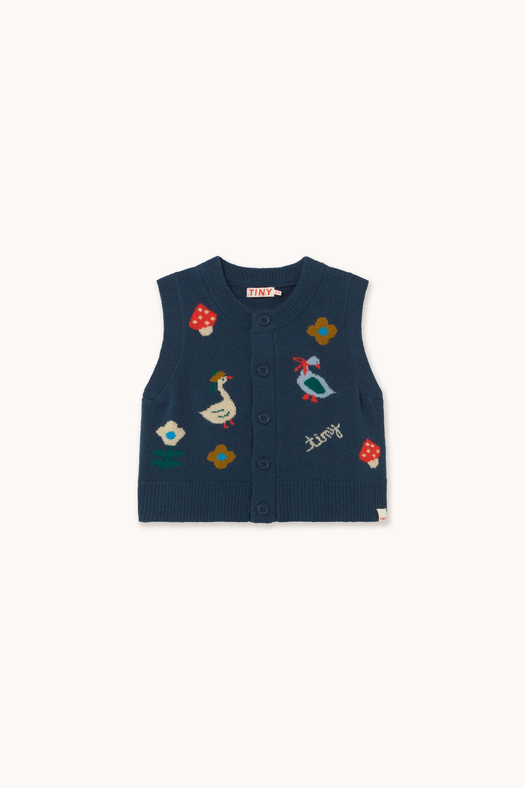 Tiny Cottons Winter Pond Vest - ink blue
