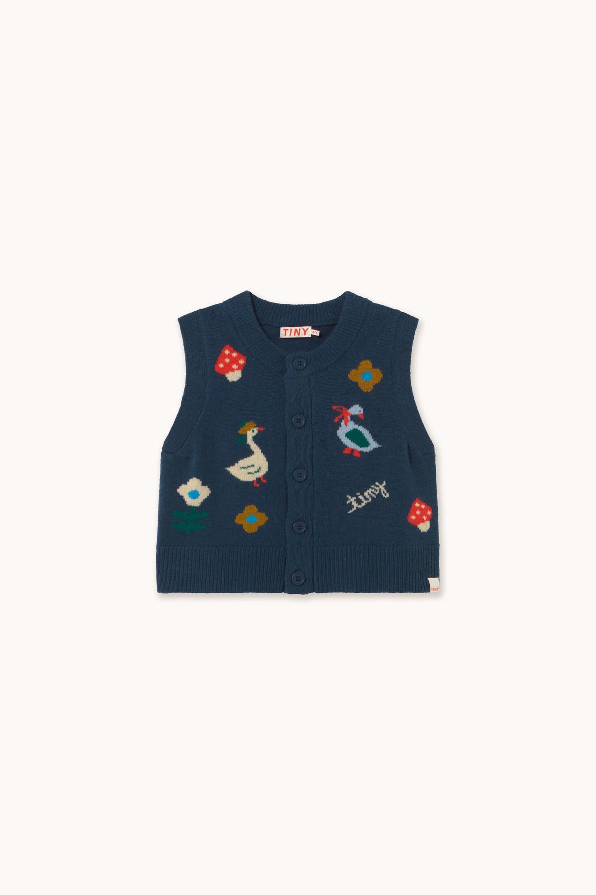 Tiny Cottons Winter Pond Vest - ink blue