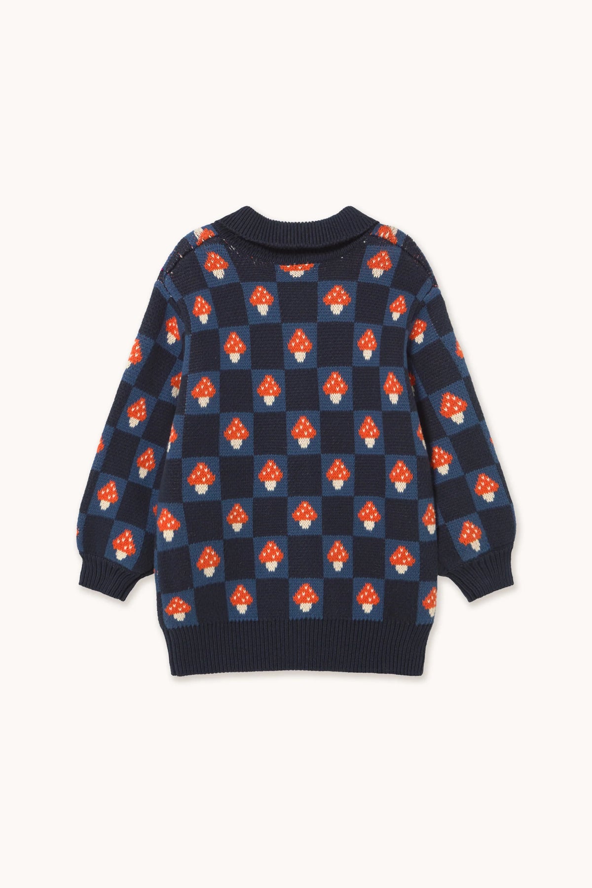 Tiny Cottons Mushroom Cardigan - Ink Blue