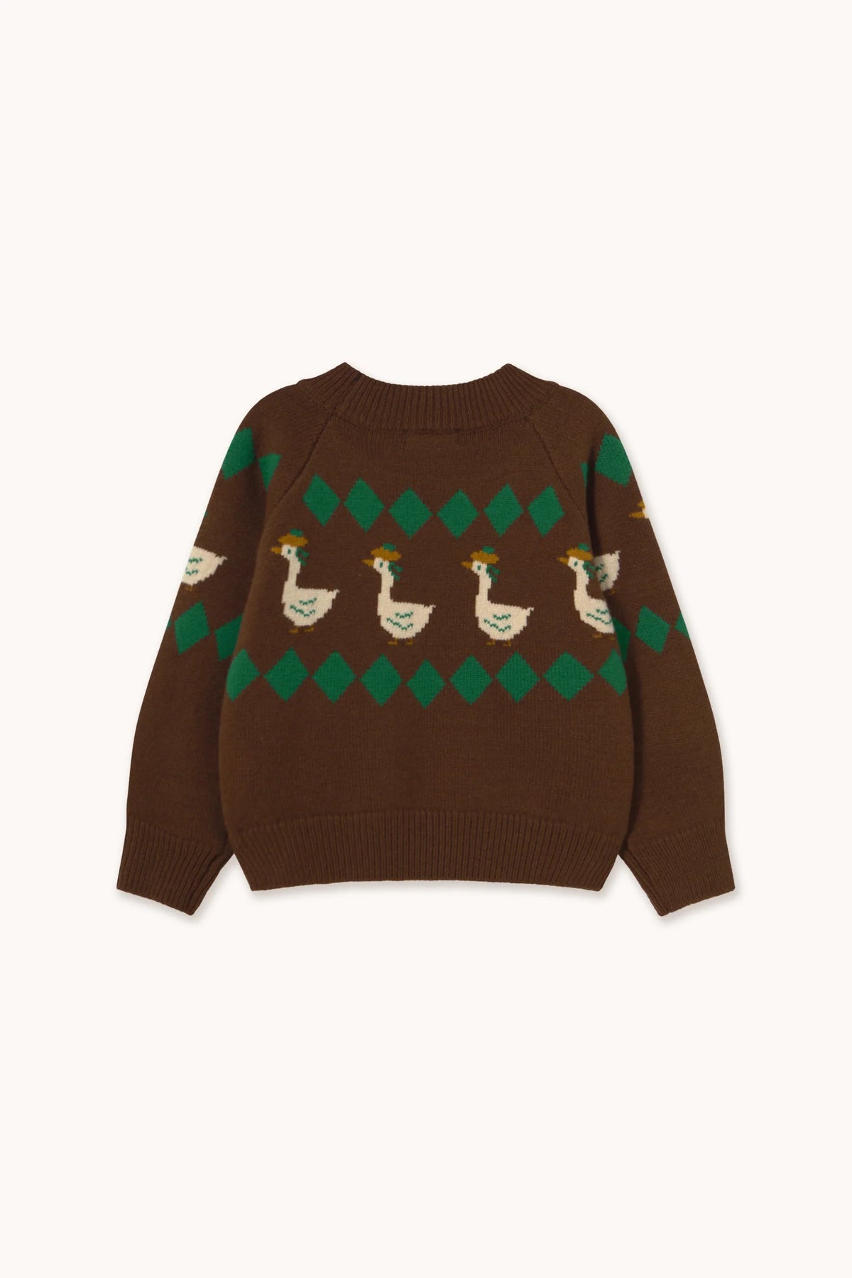 Tiny Cottons Green Geese Sweater