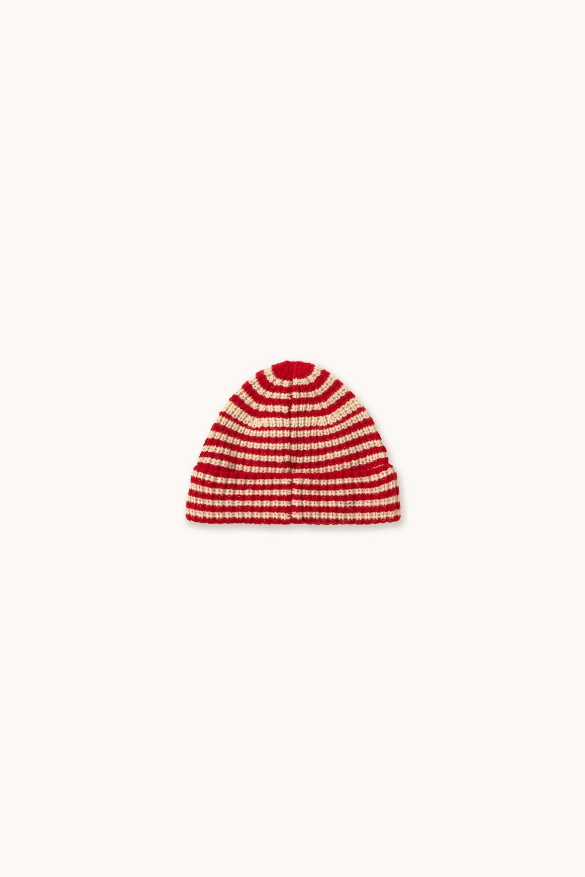 Tiny Cottons Stripes Beanie - Dark Red