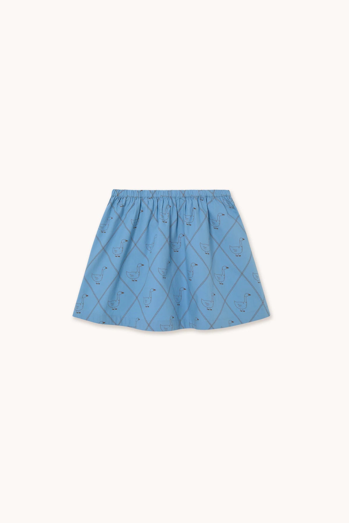 Tiny Cottons Geese Poplin Skirt - denim blue