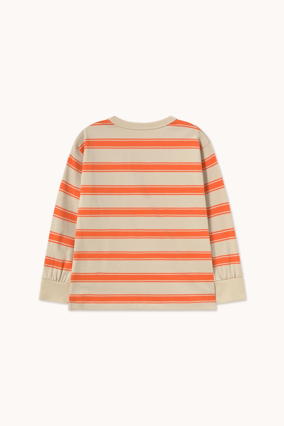 Tiny Cottons Retro Stripes Sleeve Tee - Summer Red