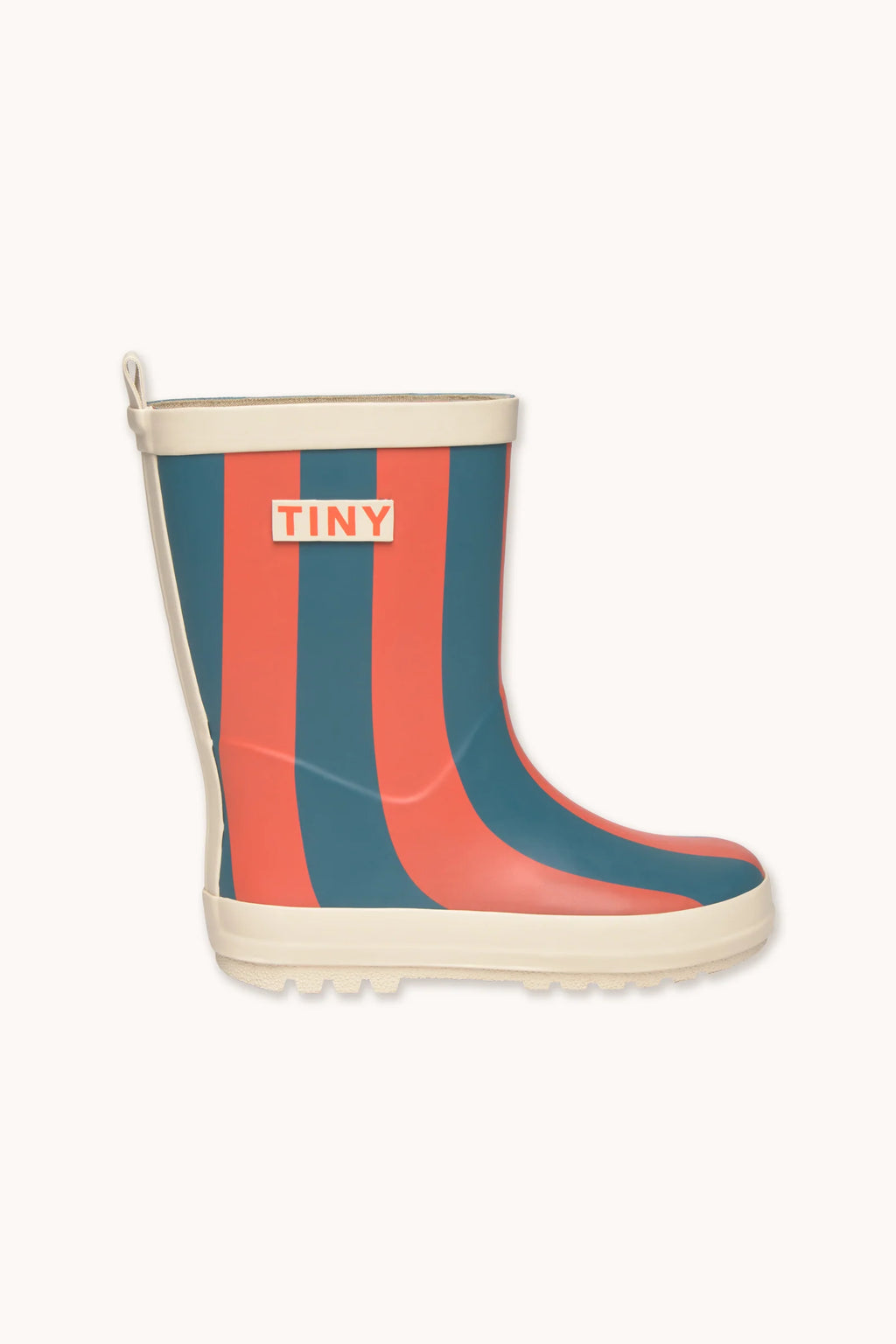 Tiny Cottons Red-Blue Stripes Rain Boot