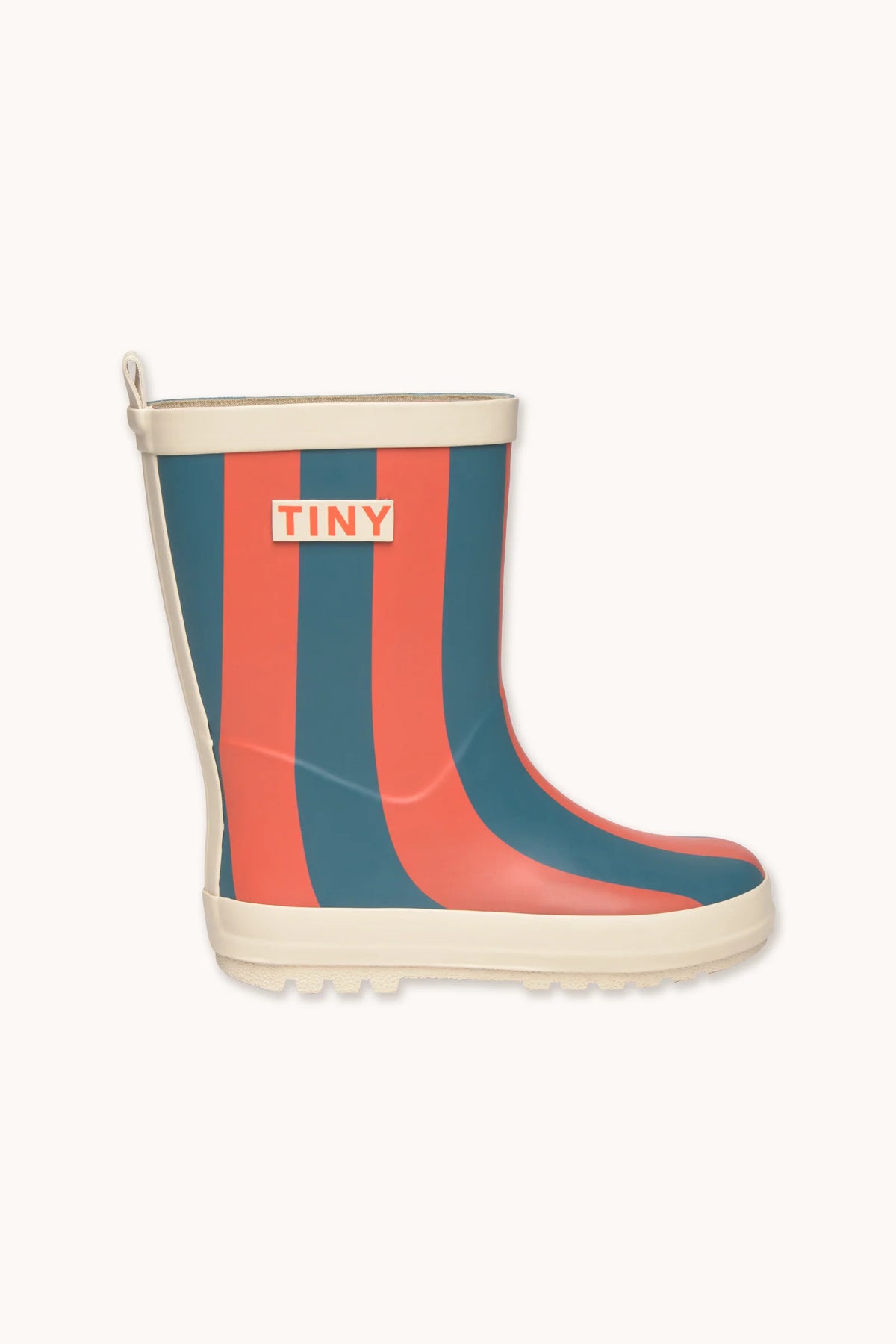 Tiny Cottons Red-Blue Stripes Rain Boot