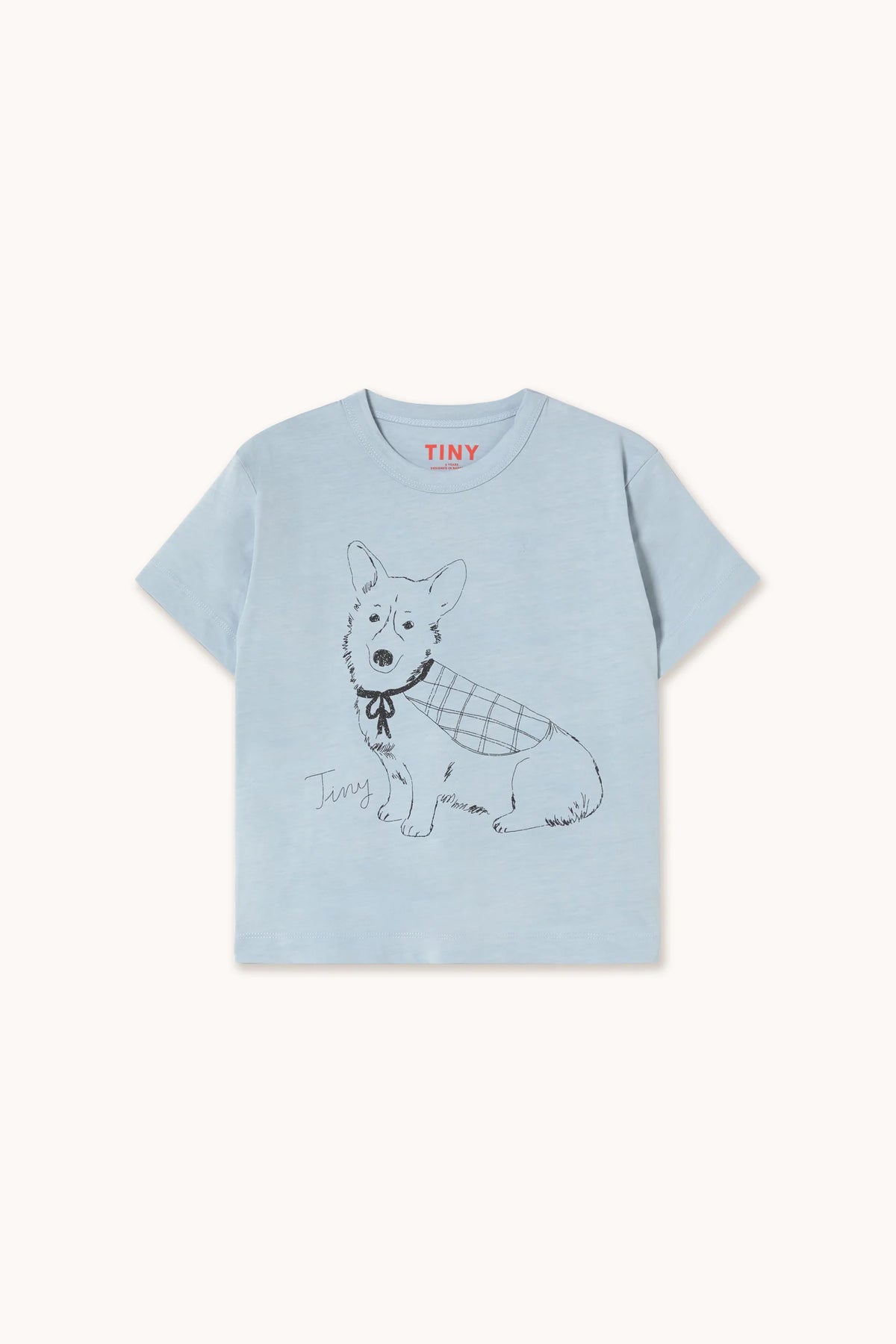 Tiny Cottons Corgi Graphic Sweatshirt - Washed Bue