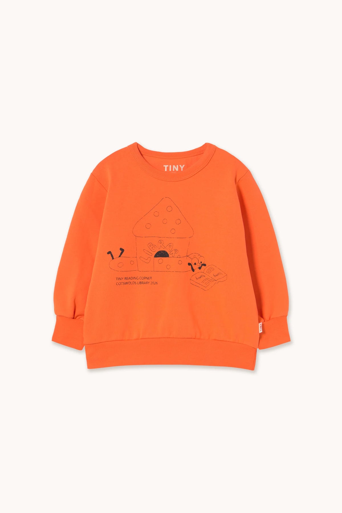 Tiny Cottons Library Graphic Sweatshirt - Summer Red