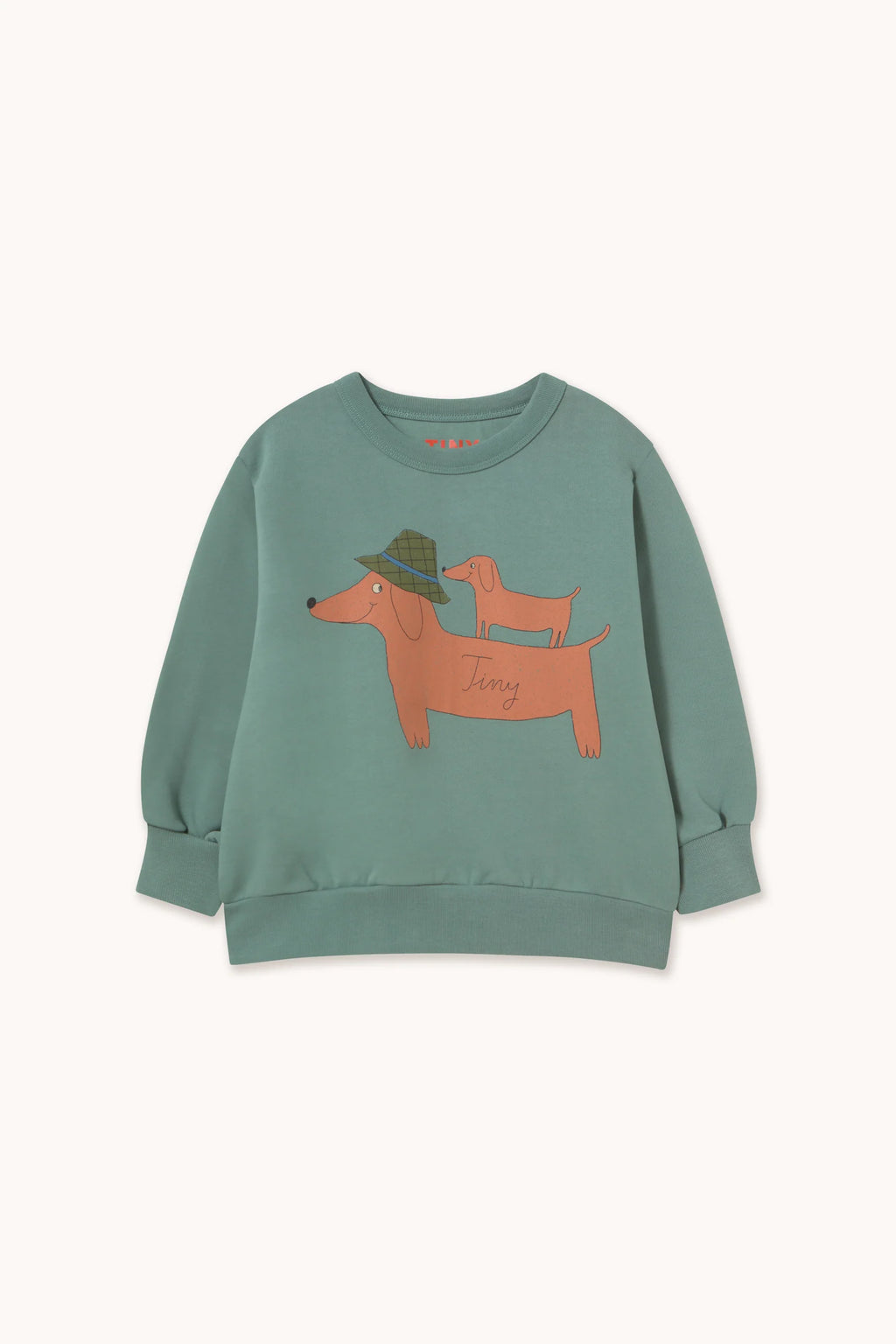Tiny Cottons Two Dogs Sweatshirt - Teal