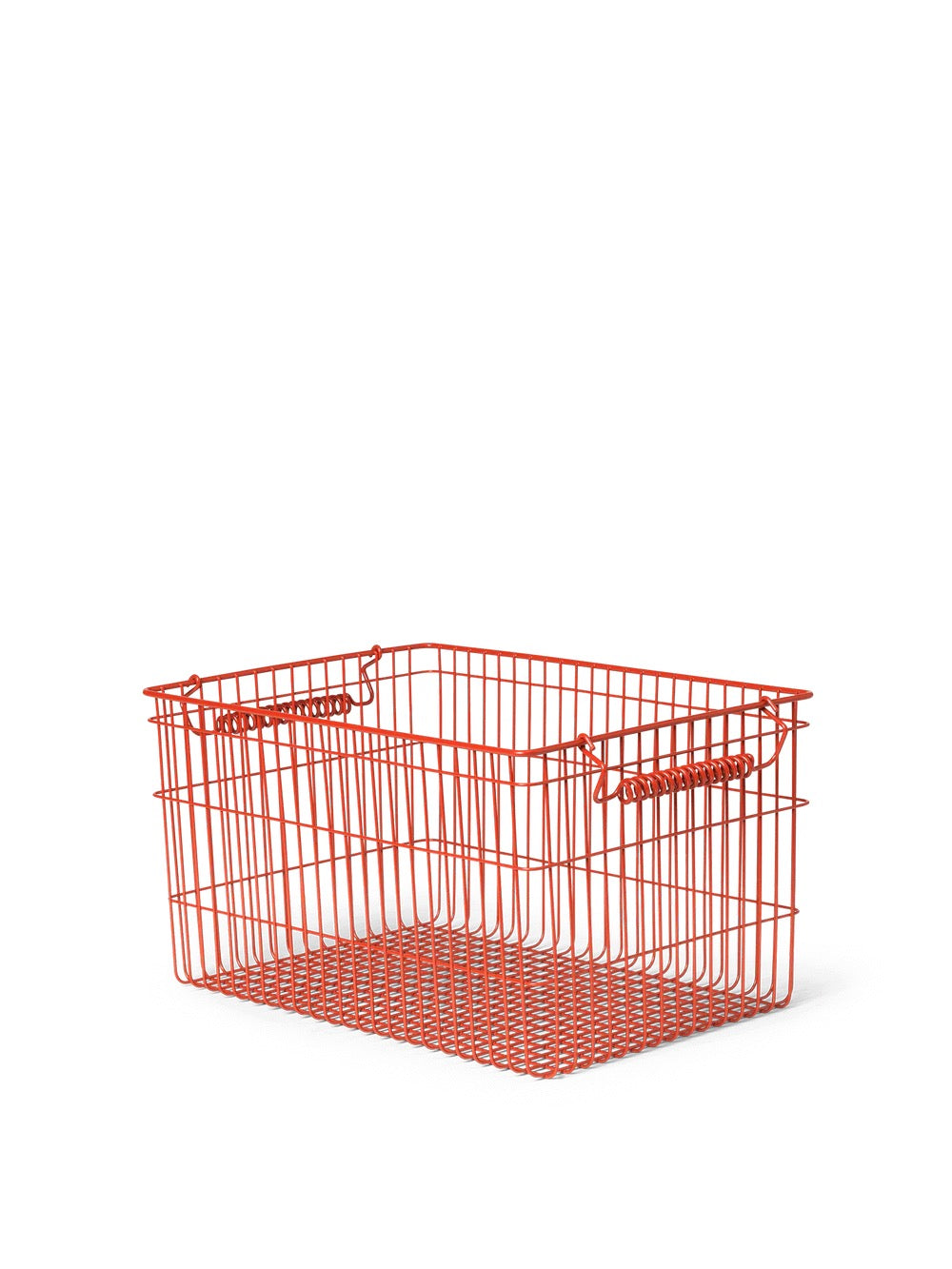 Cala Stackable Baskets - Set of 2 - Poppy Red