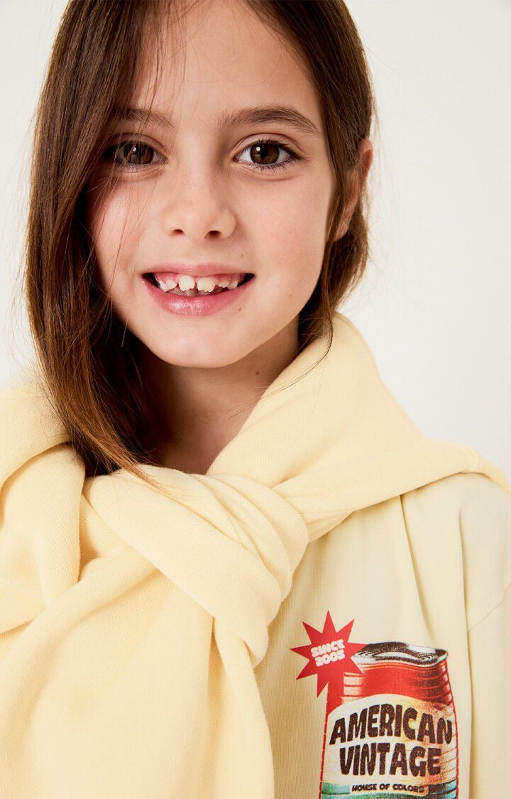 KINDER-T-SHIRT FIZVALLEY Crème anglaise