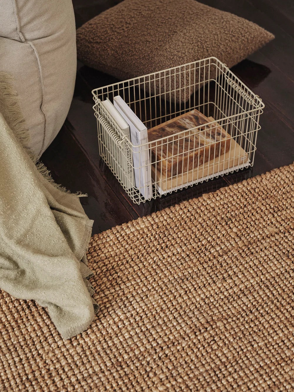 Cala Stackable Baskets - Set of 2 - Cashmere