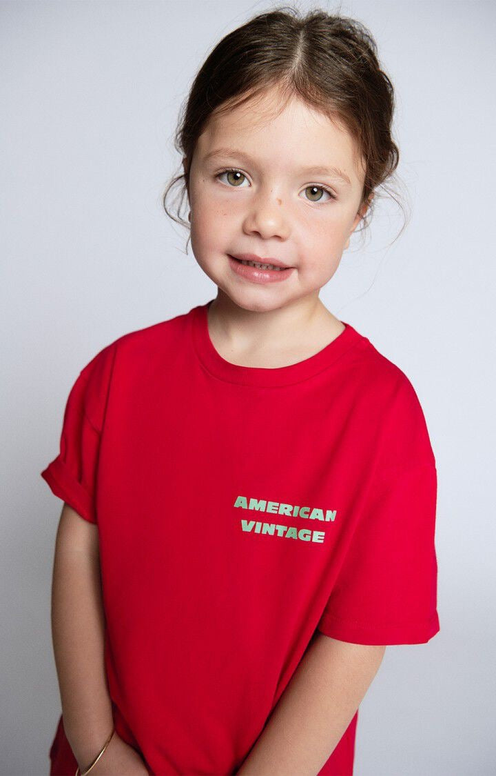 KINDER-T-SHIRT FIZVALLEY RUBIS VINTAGE