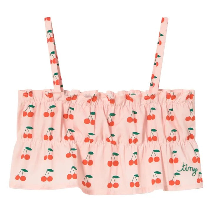 CHERRIES TOP *pastel pink*