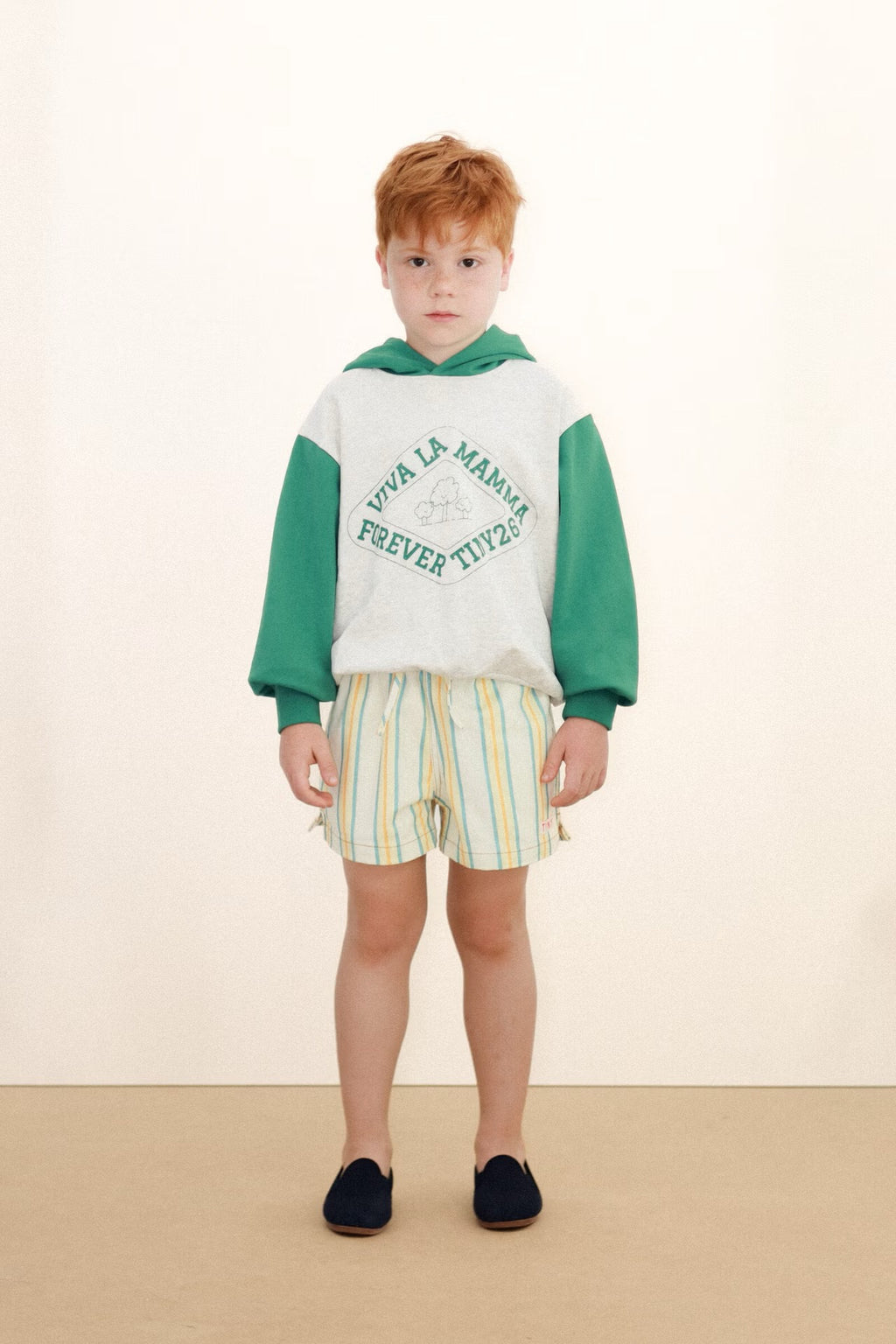 MULTICOLOR STRIPES SHORTS *off-white*