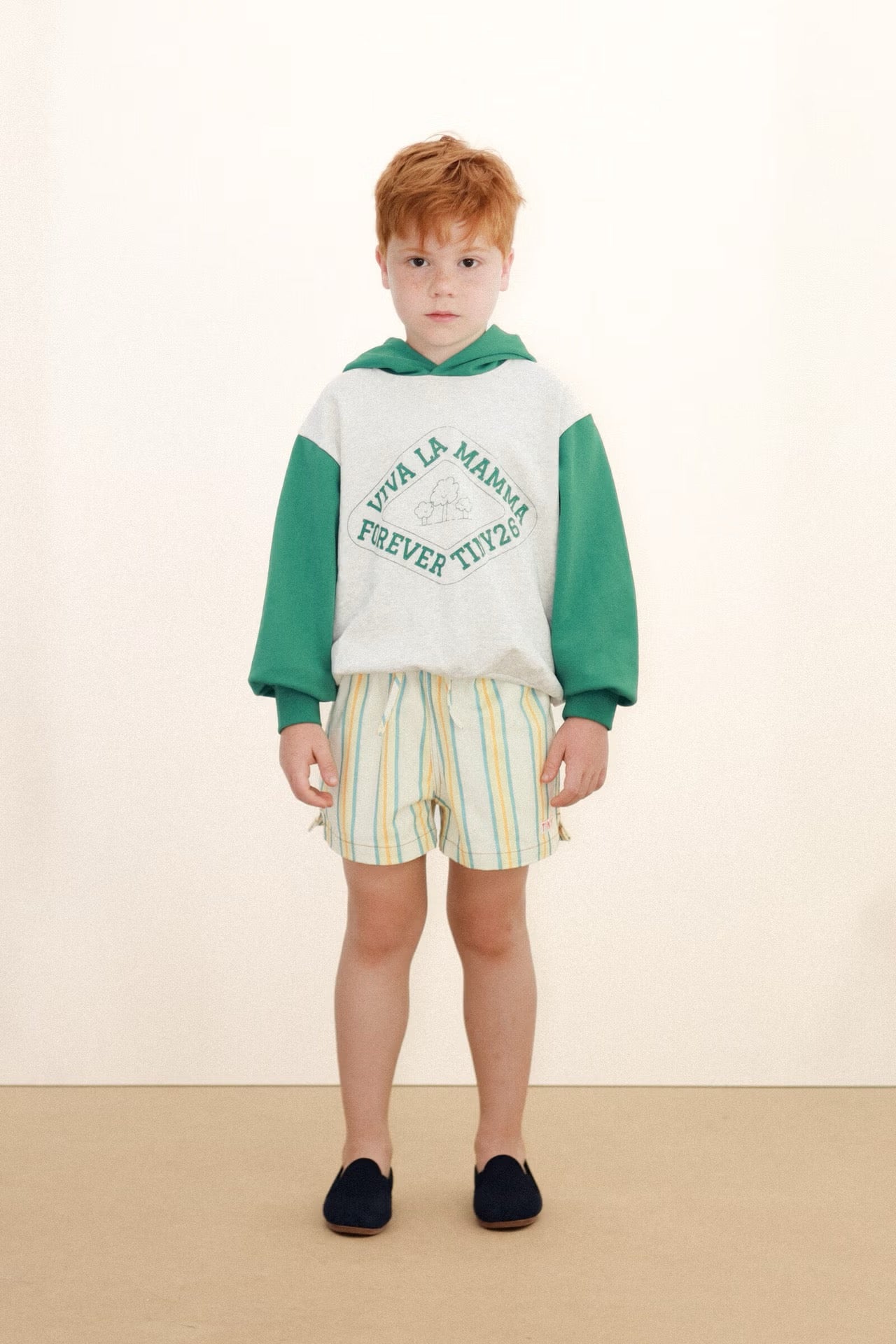 MULTICOLOR STRIPES SHORTS *off-white*