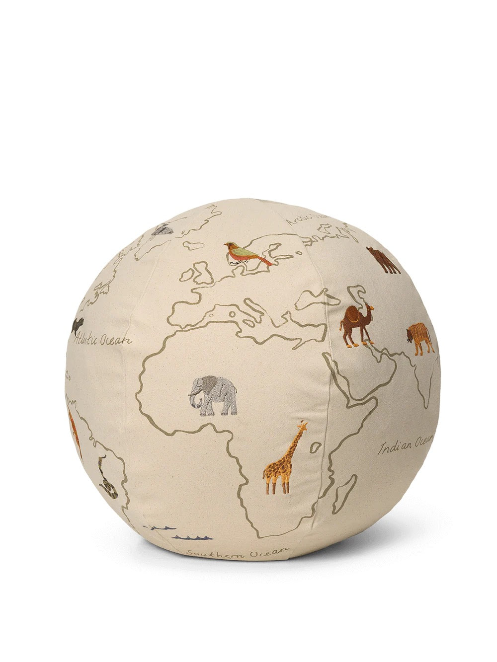 The World Pouf - Off-white