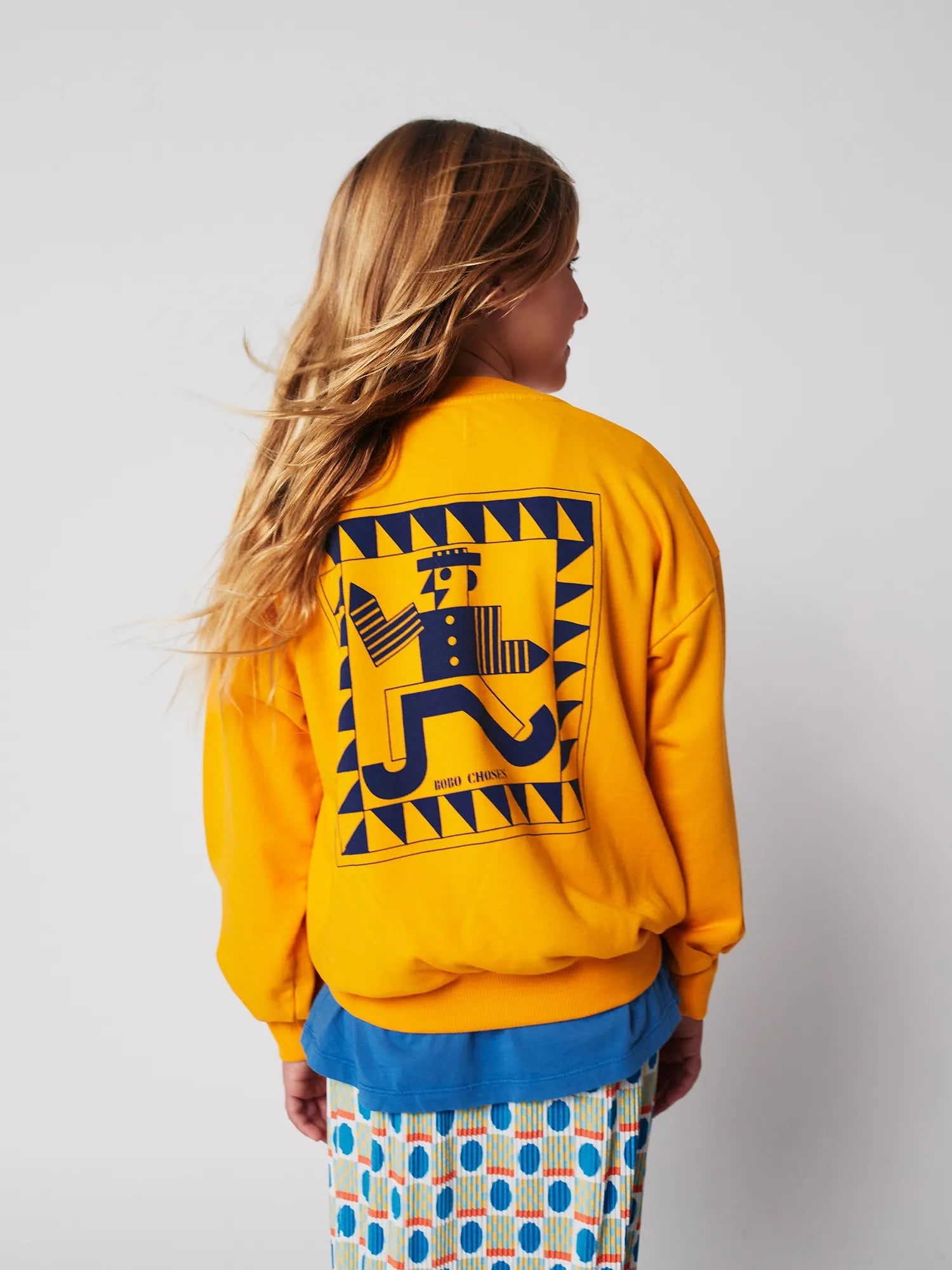 Mr Pencil Sweatshirt Yellow