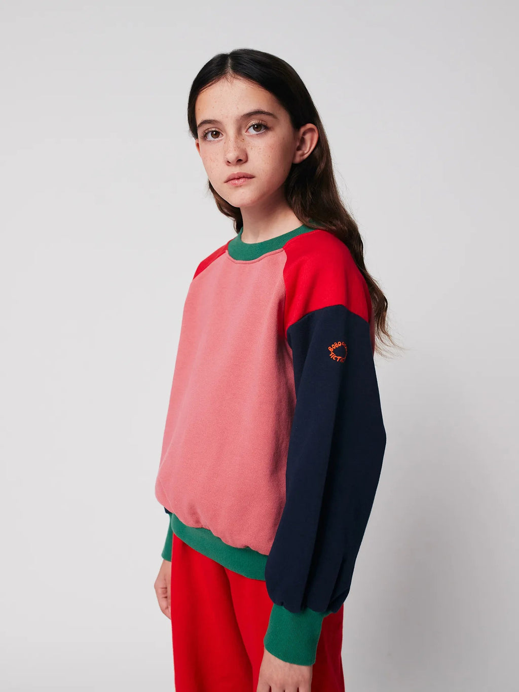Tic Tac Toe Color Block Sweatshirt