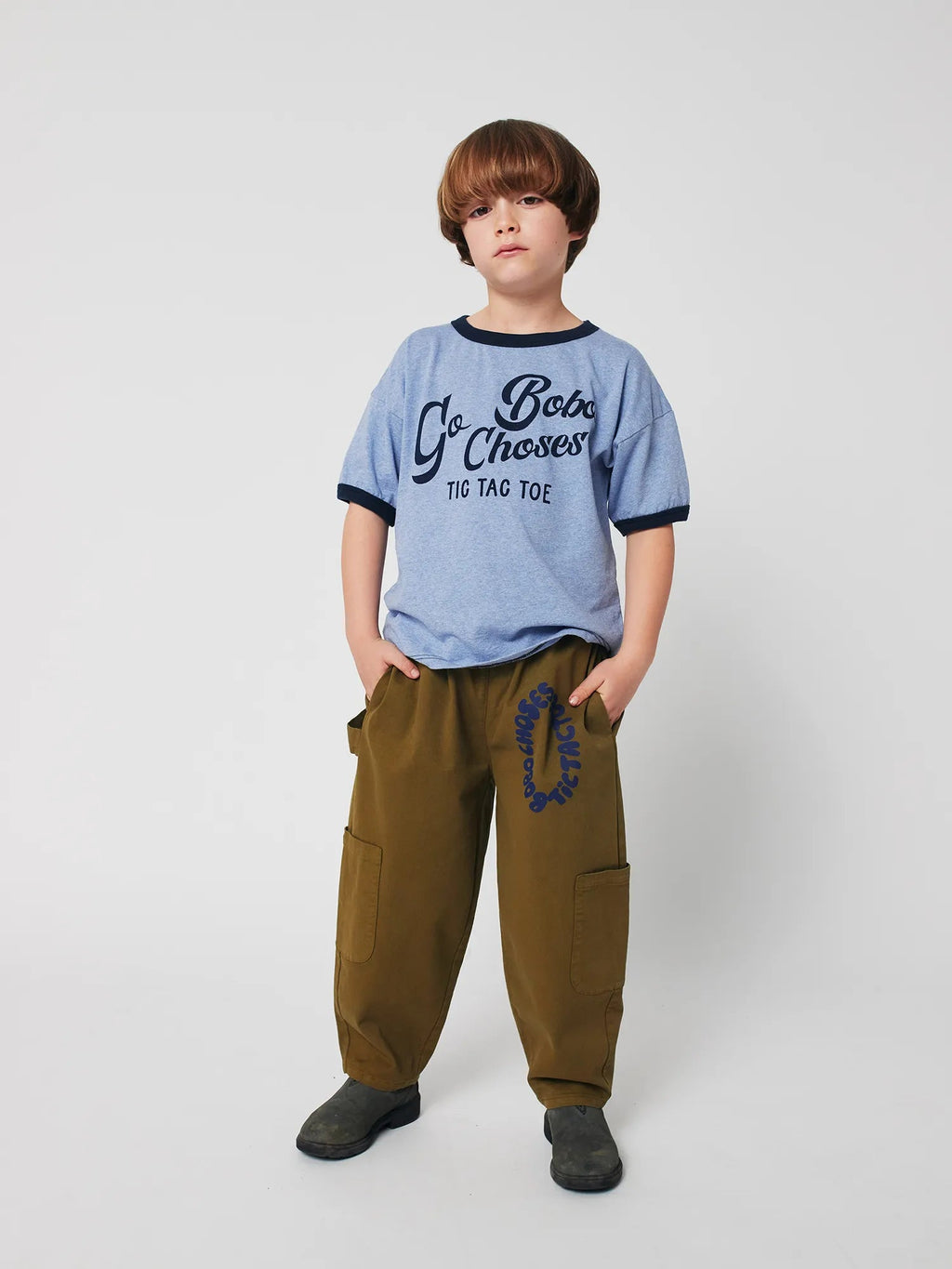 Tic Tac Toe Cargo Pants Khaki