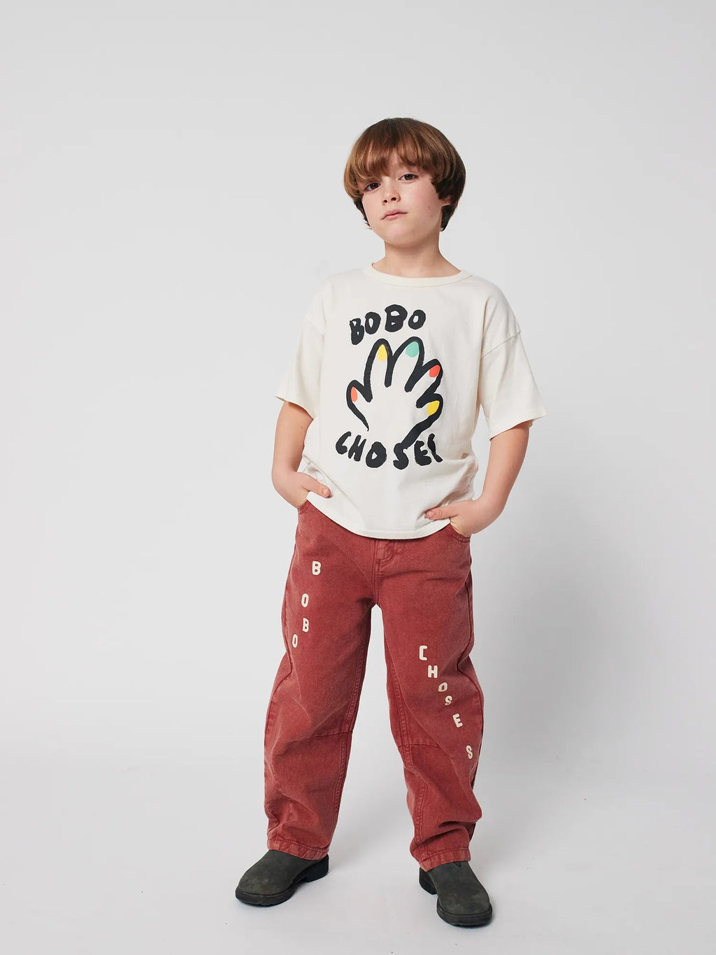 Denim Pants Brown Bobo Choses