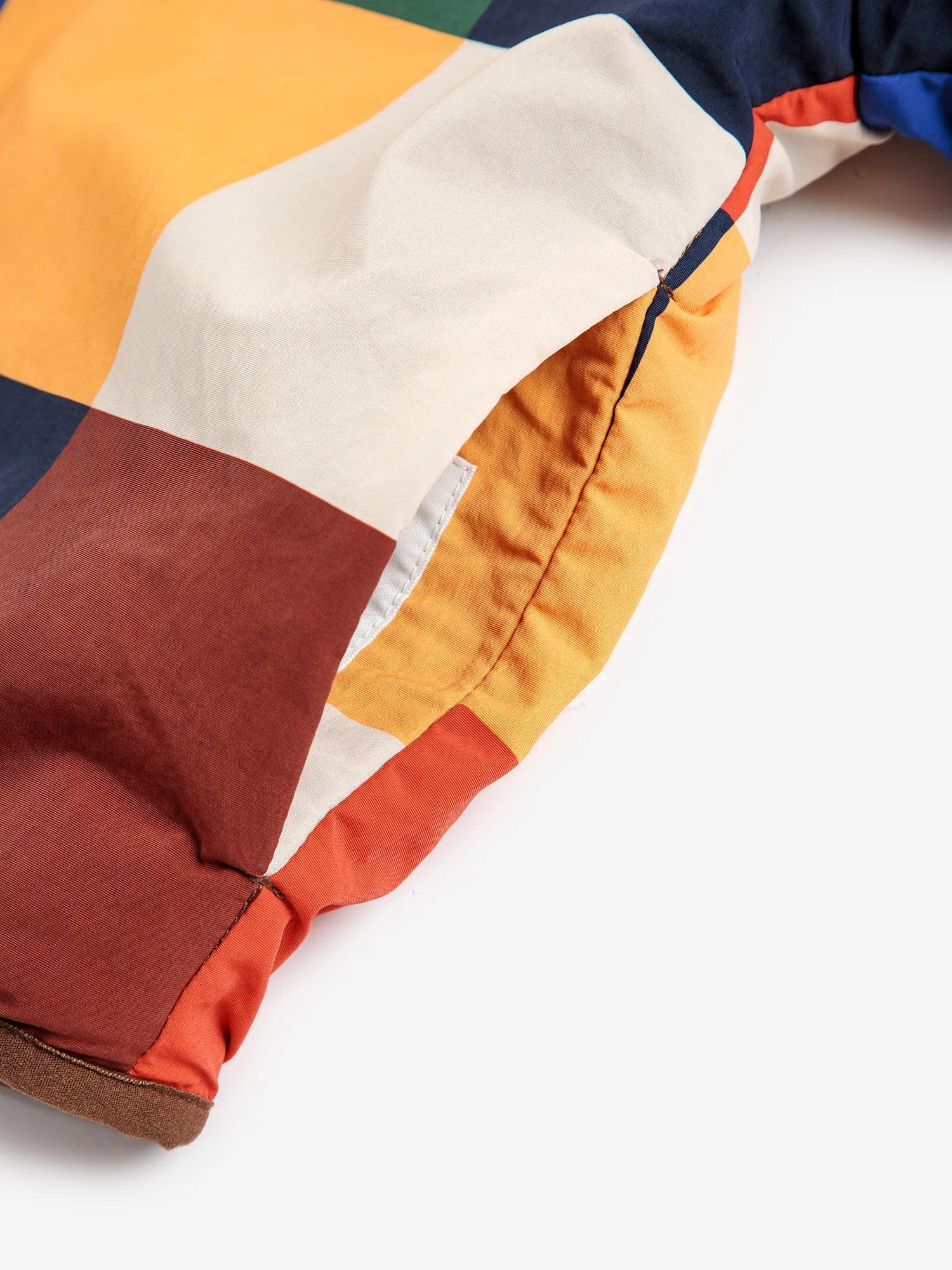 Multicolor Tiles reversible sheepskin jacket