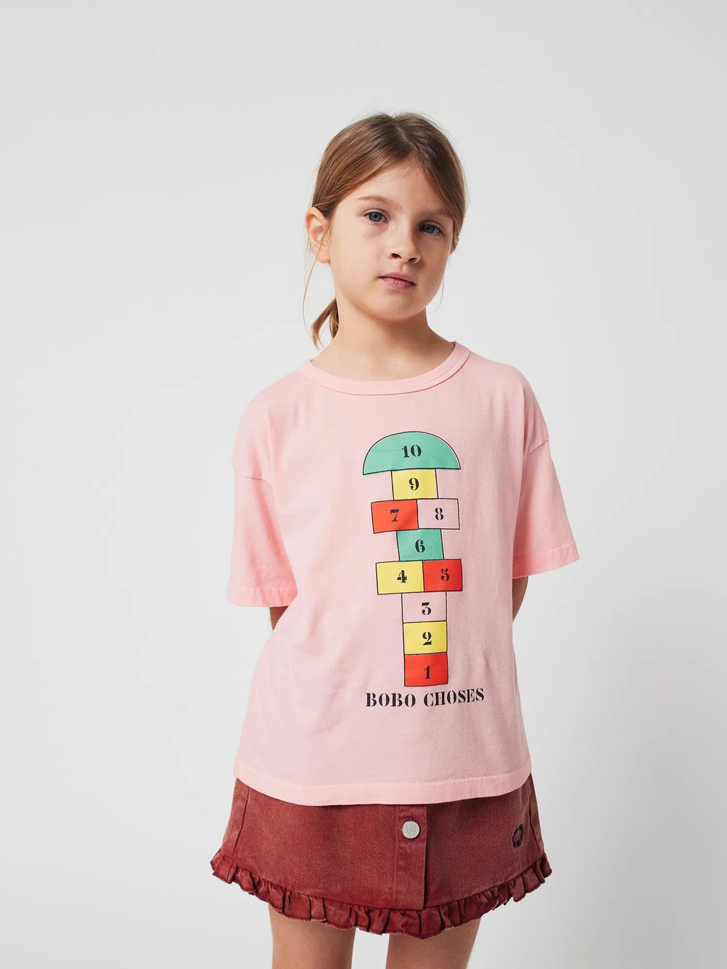 Hopscotch T-shirt Pink