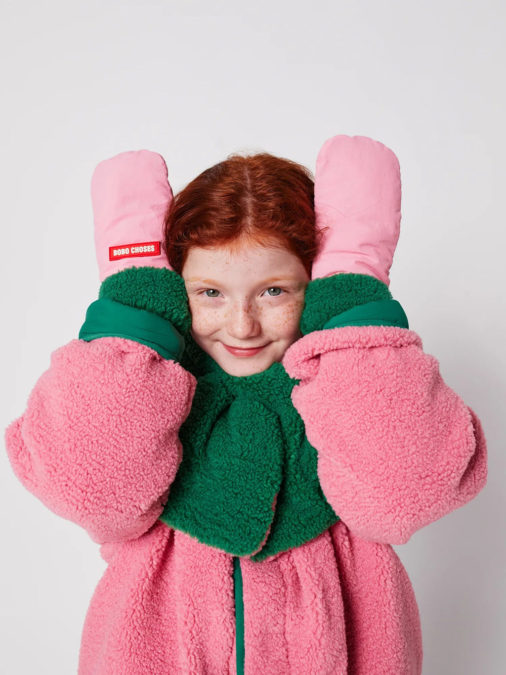 Bobo Choses bicolor mittens
