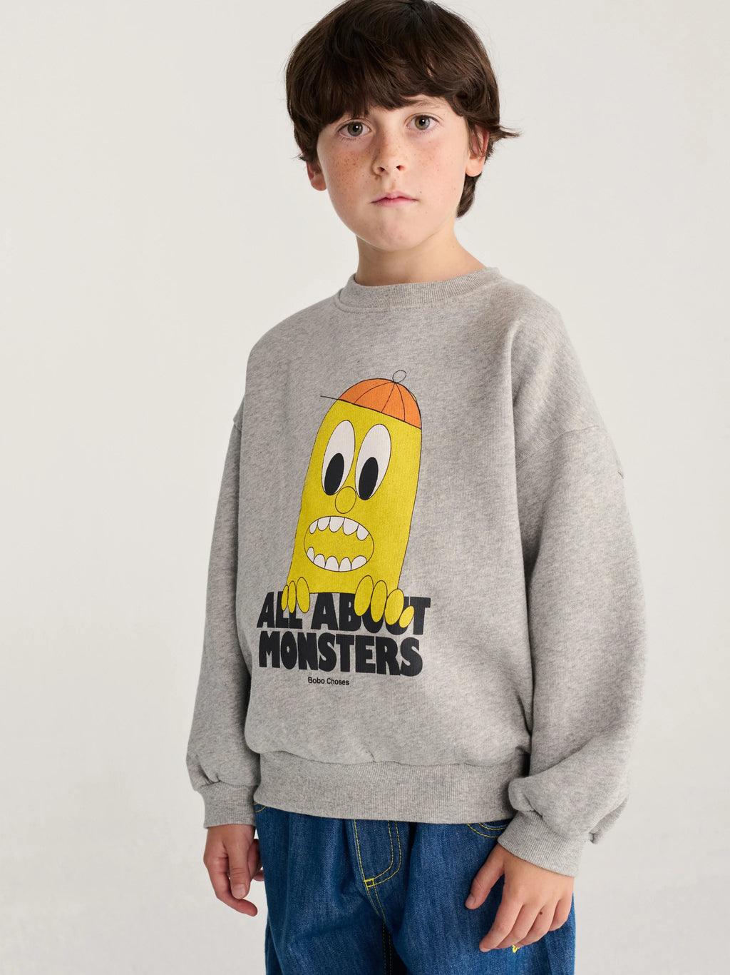 Bobo Choses Bigtooth Lemon sweatshirt