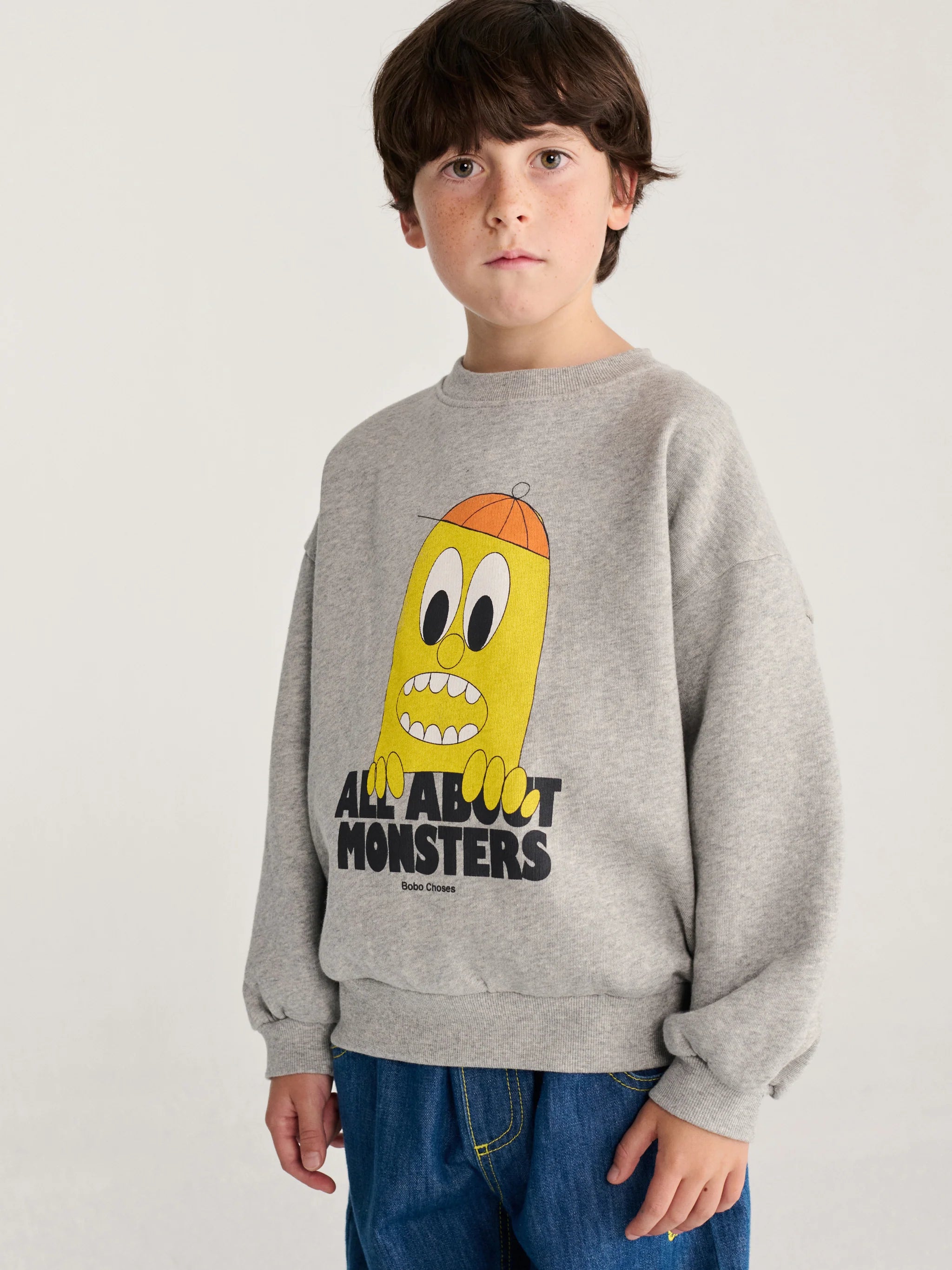 Bobo Choses Bigtooth Lemon sweatshirt