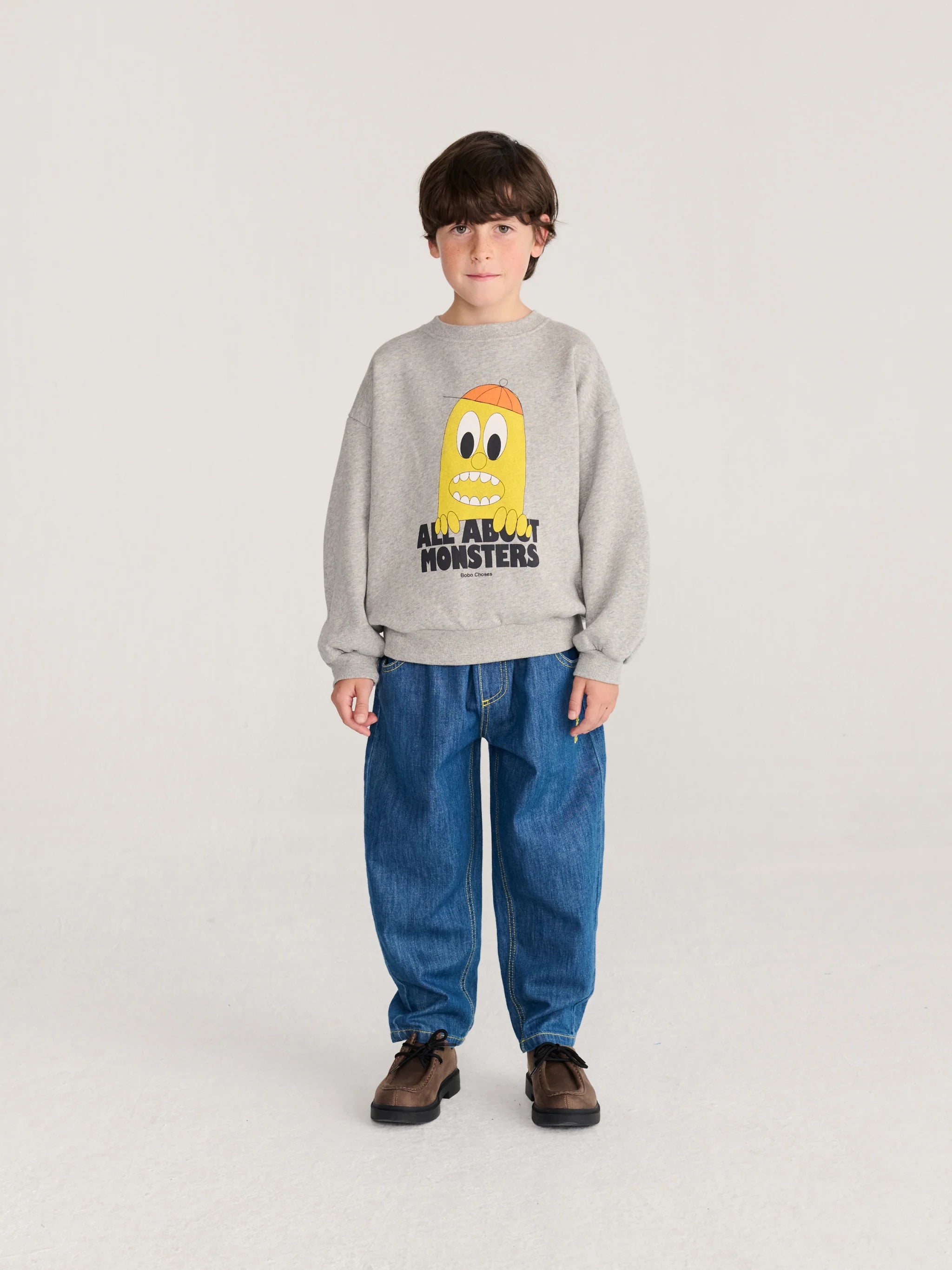 Bobo Choses Bigtooth Lemon sweatshirt