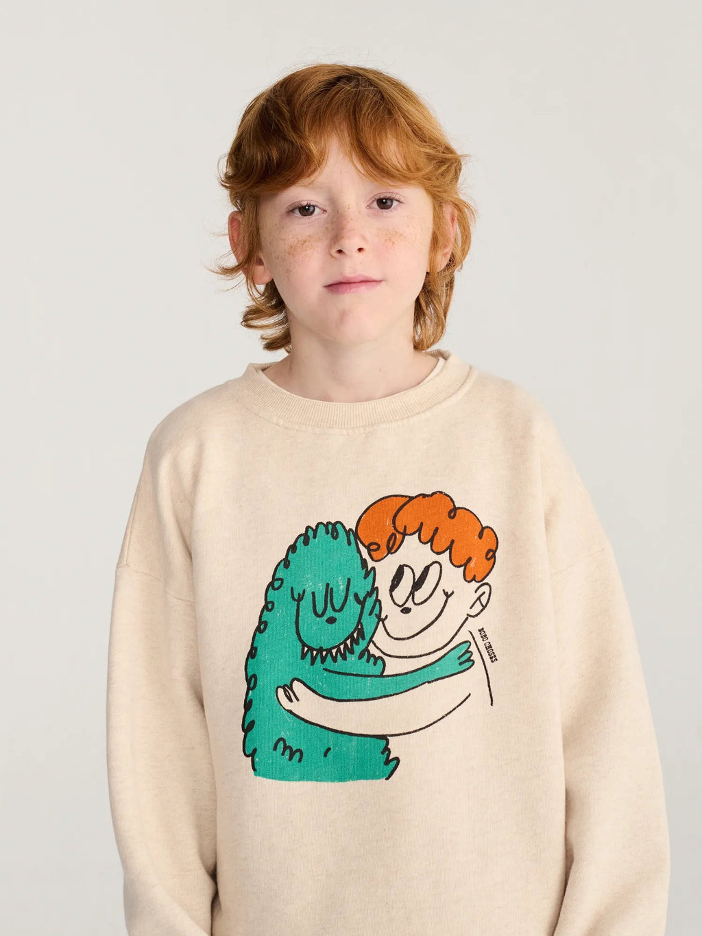 Bobo Choses Hug Hairy Monster sweatshirt