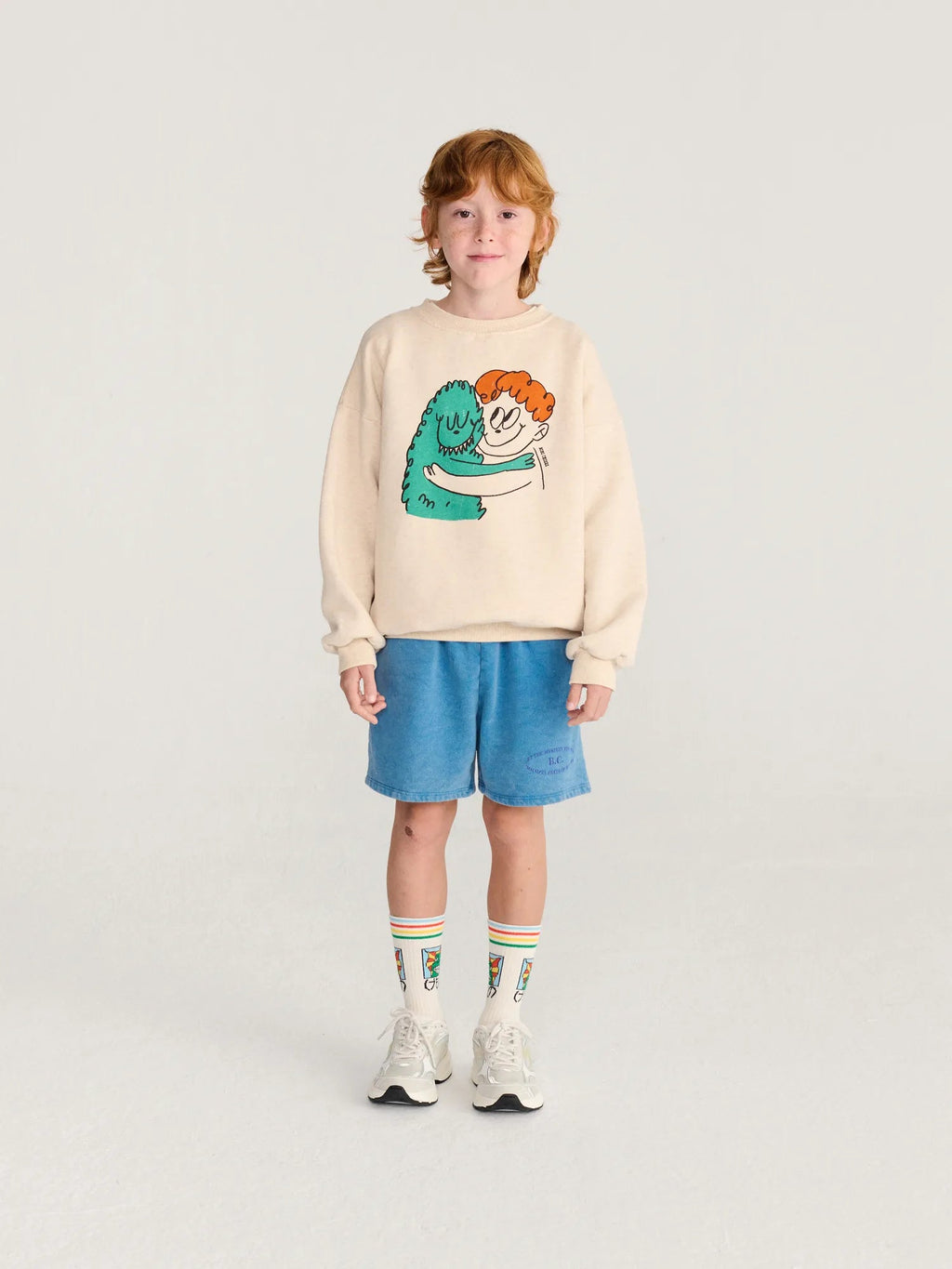 Bobo Choses Hug Hairy Monster sweatshirt