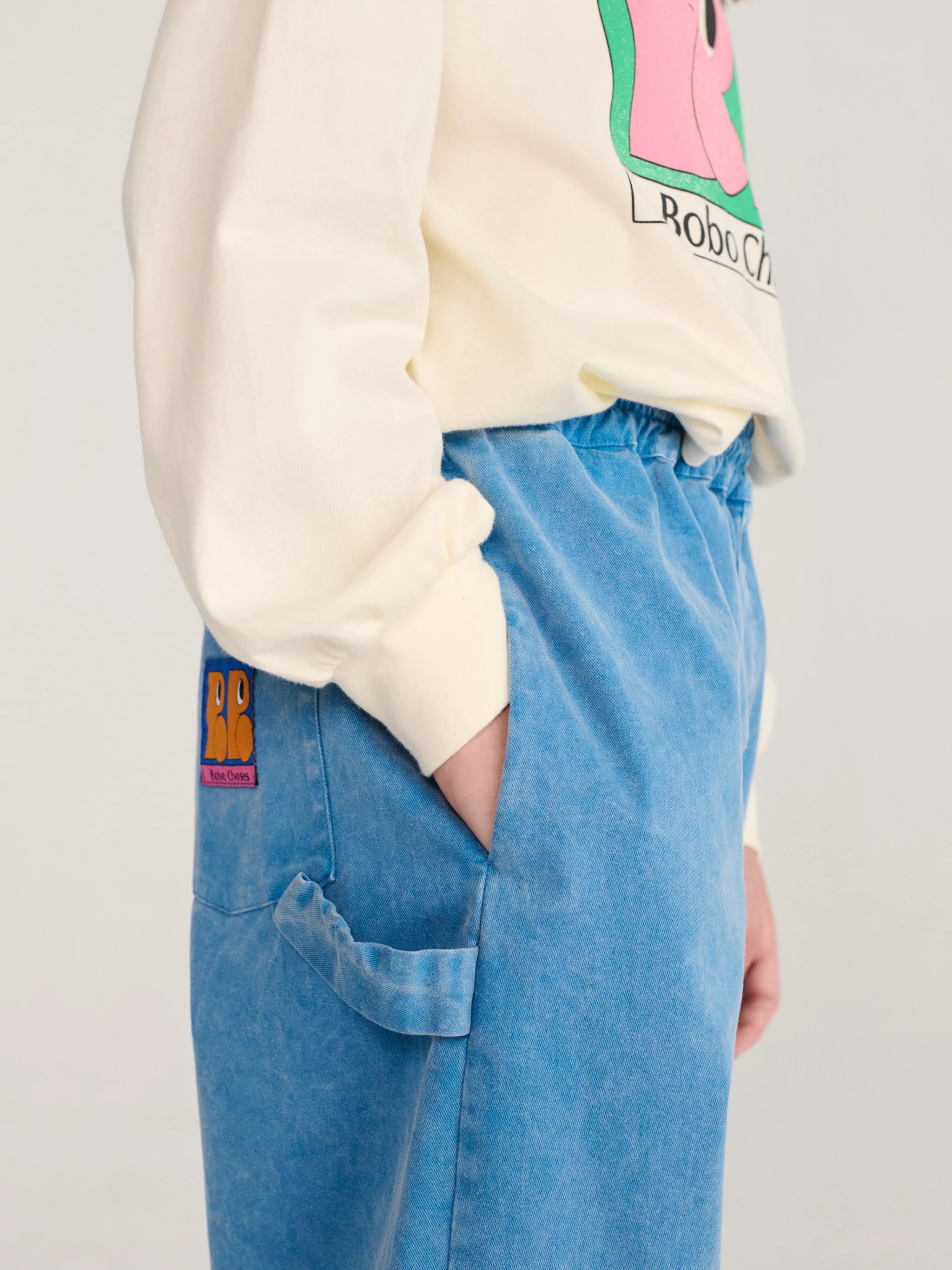 Bobo Choses Booo Bo Choses Tag woven pants