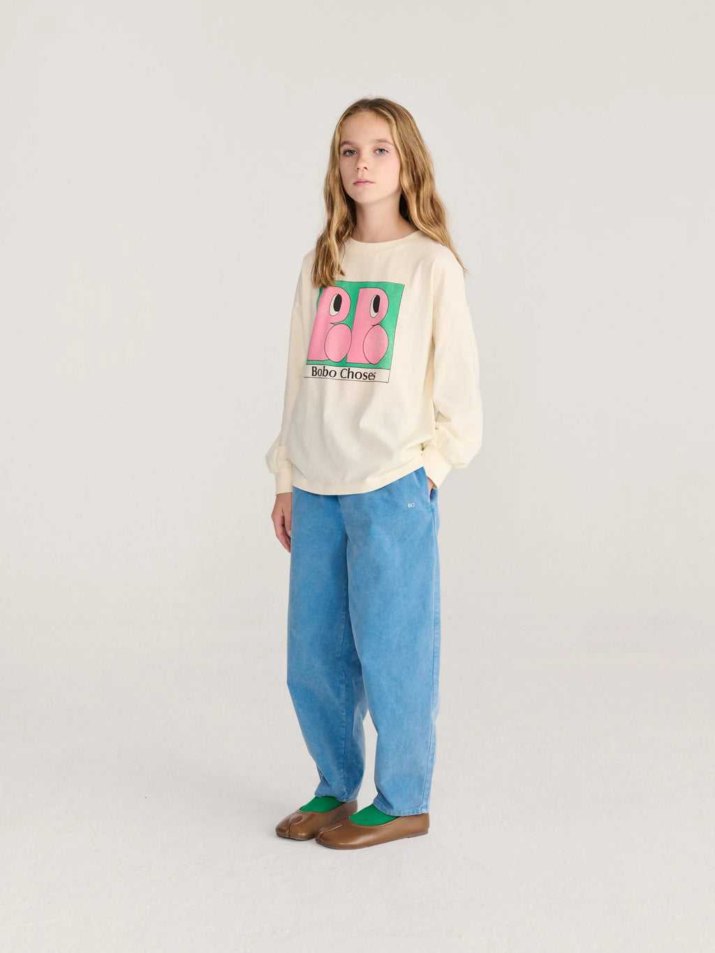Bobo Choses Booo Bo Choses Tag woven pants