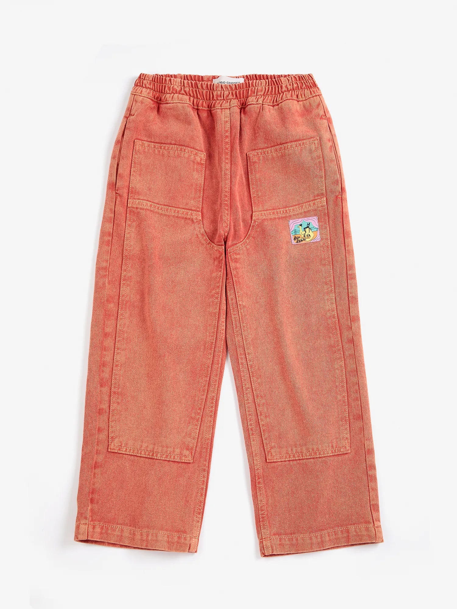 Bobo Choses Taxi Saurus Tag twill pants
