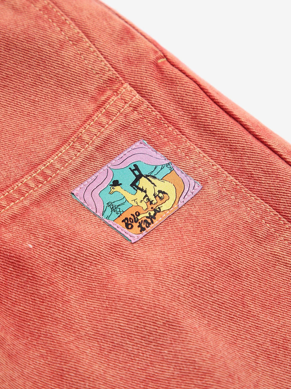 Bobo Choses Taxi Saurus Tag twill pants