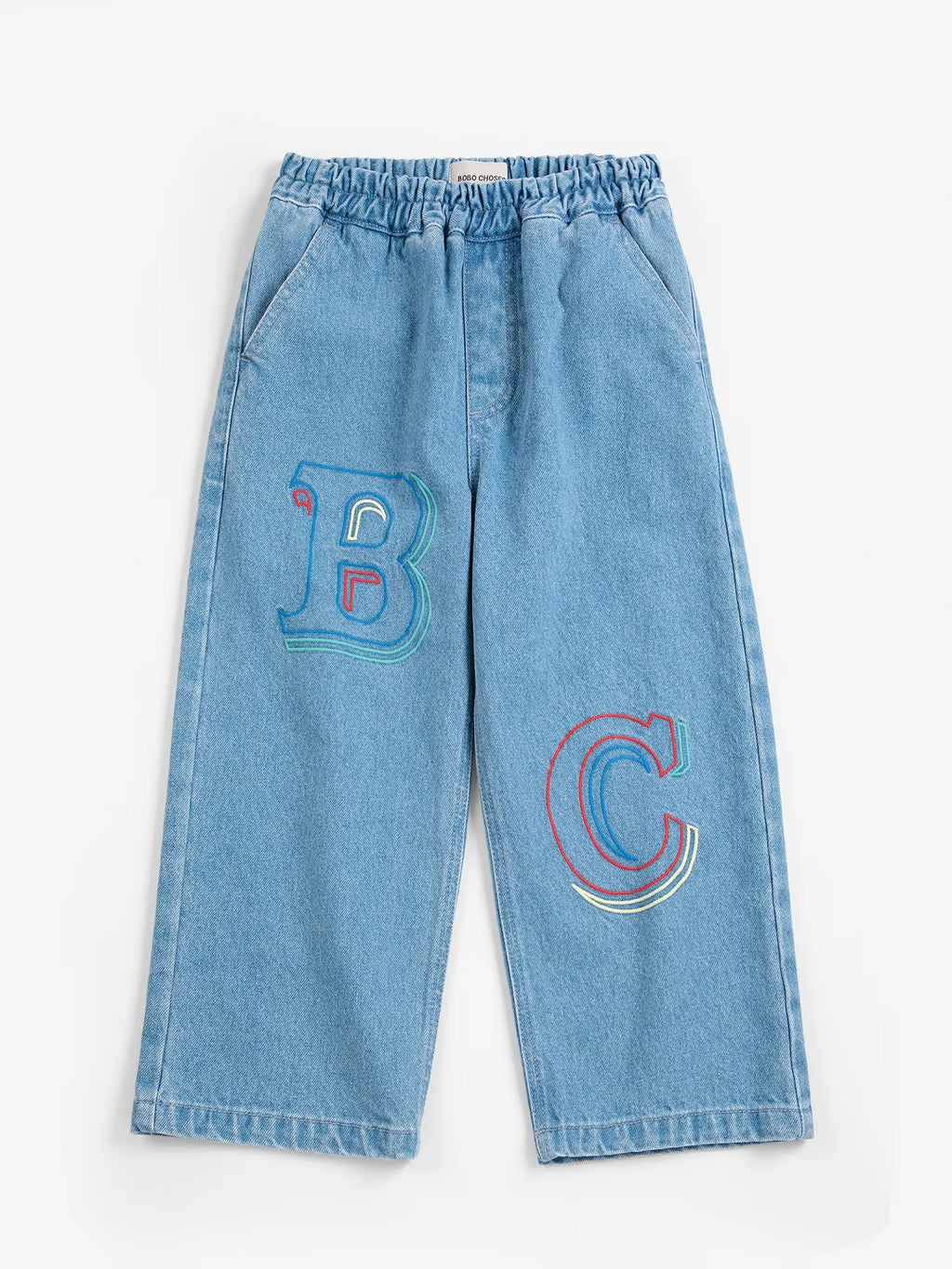 Bobo Choses - Bobo Choses Embossed denim pants