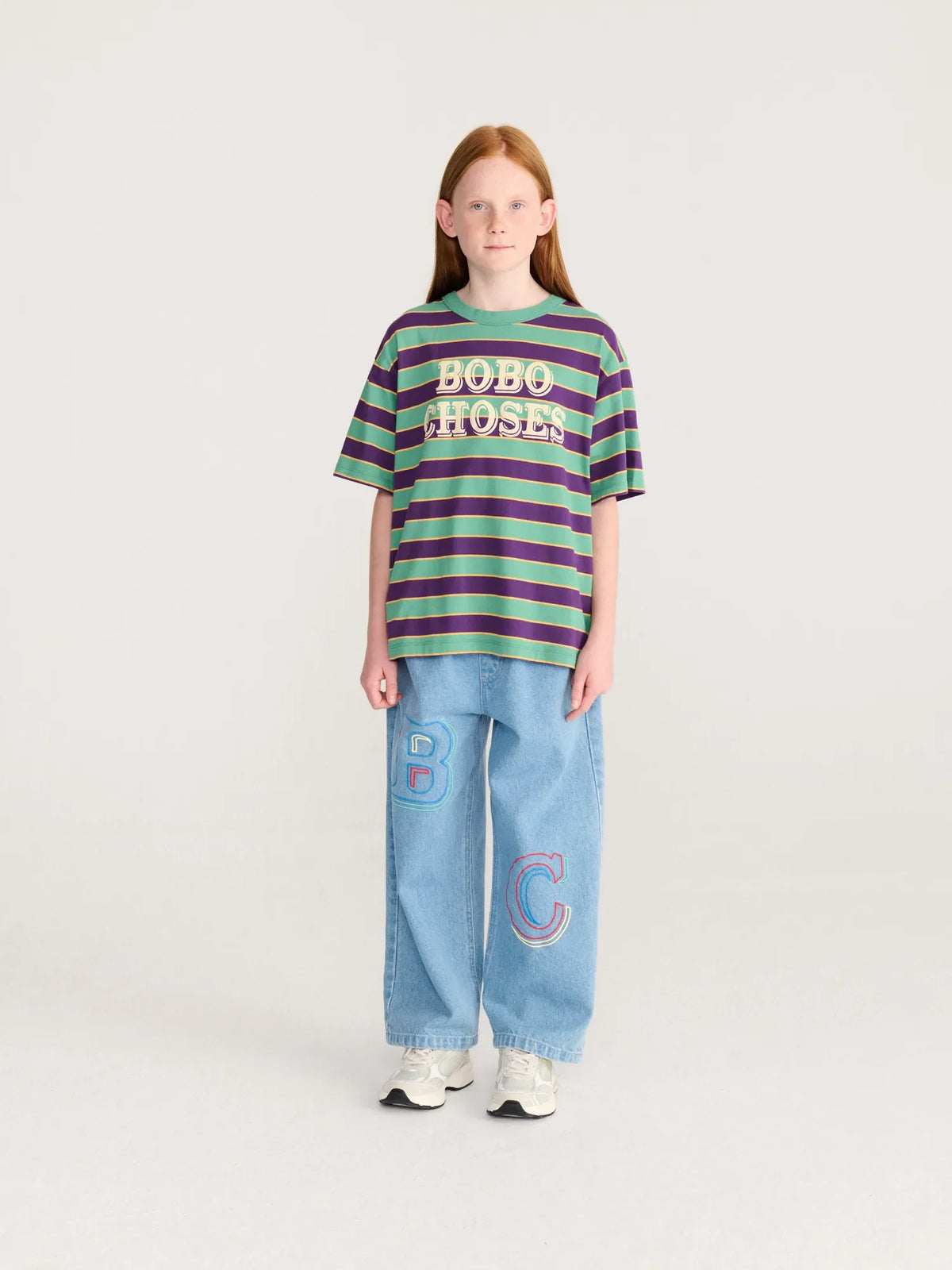Bobo Choses - Bobo Choses Embossed denim pants