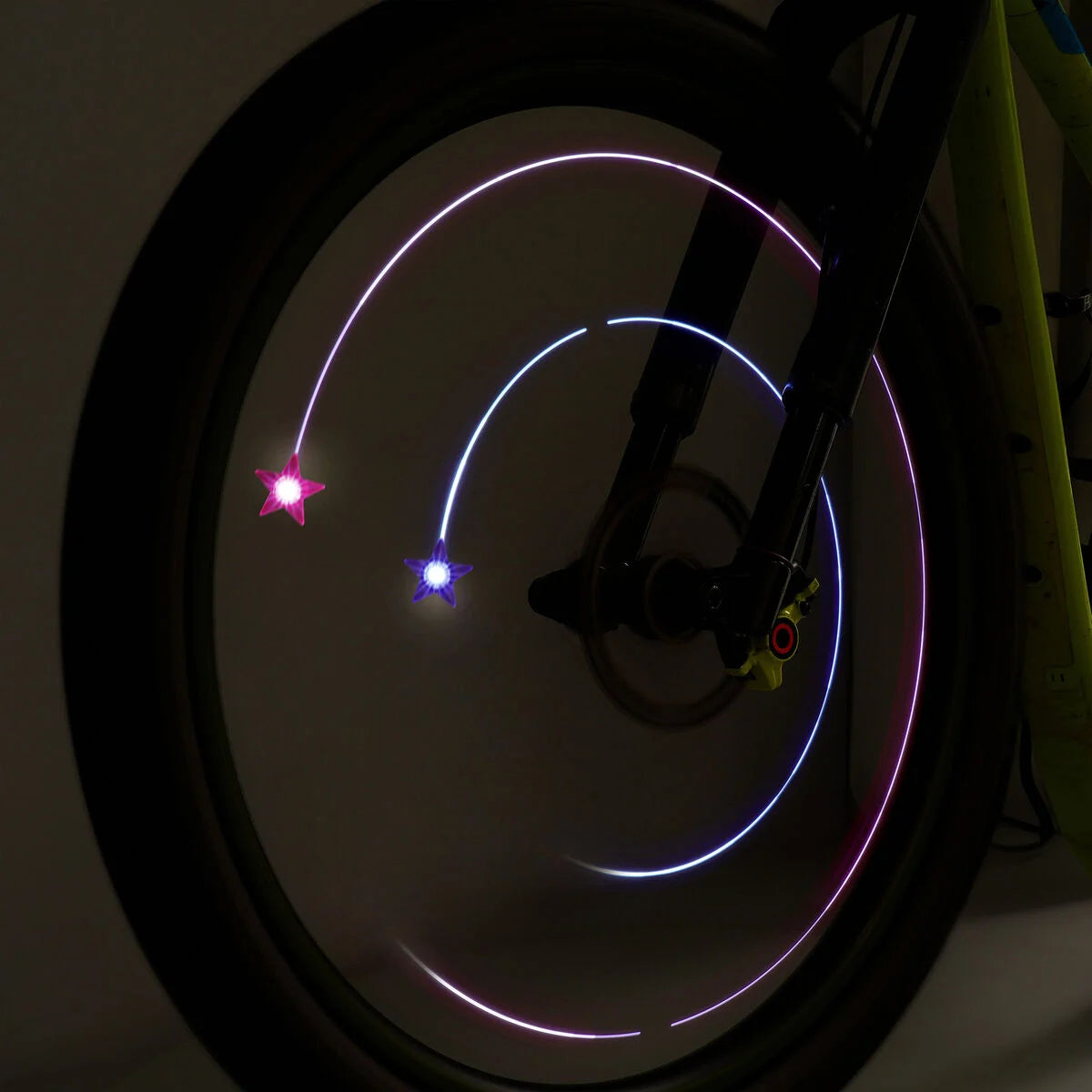 Set of 2 LED Lights for Bicycle Spokes - Unicorn - Ride & Shine