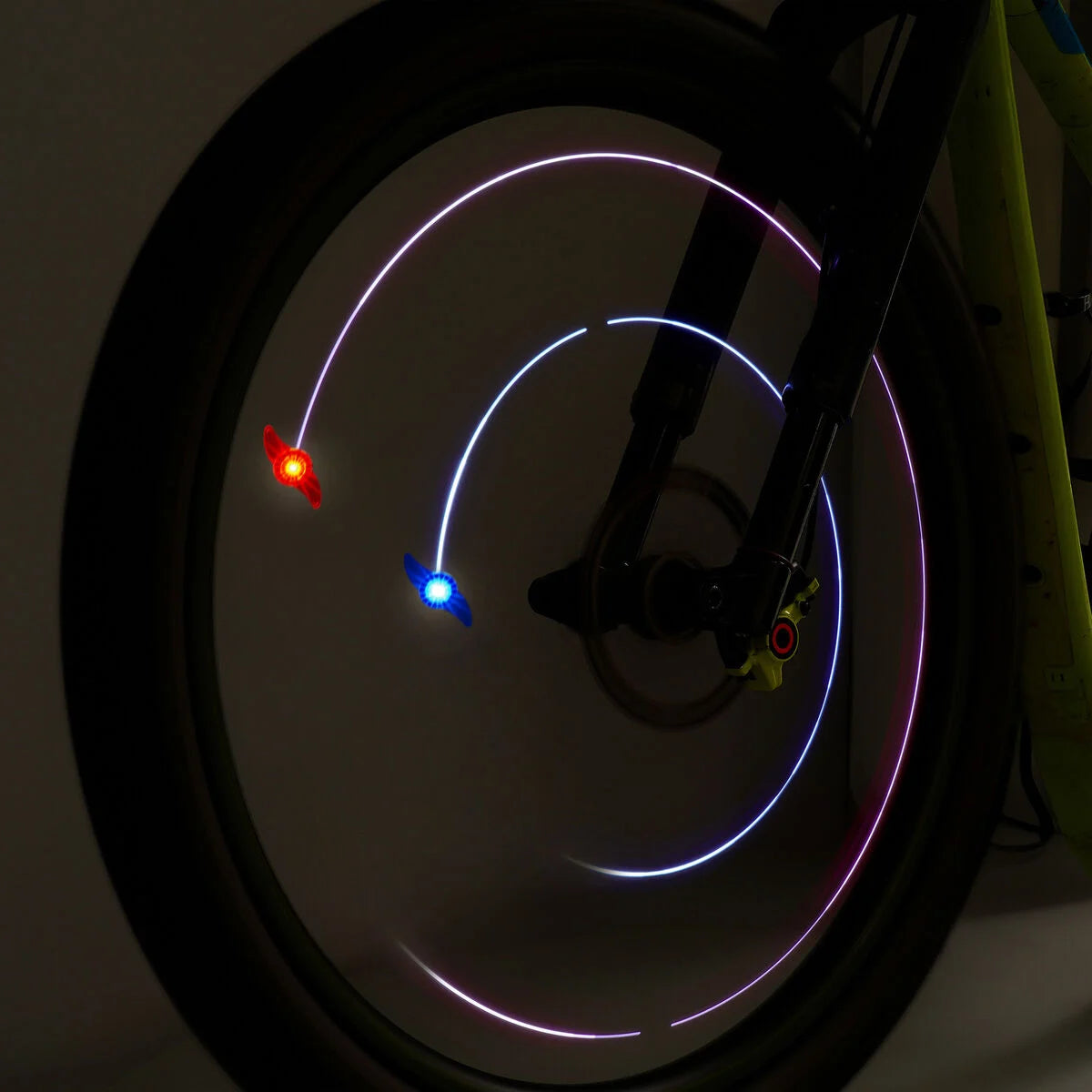 Set of 2 LED Lights for Bicycle Spokes - Space - Ride & Shine