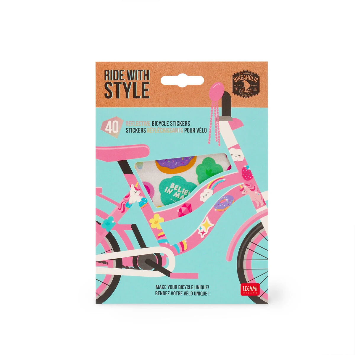Unicorn Reflective Bike Stickers - Ride With Style