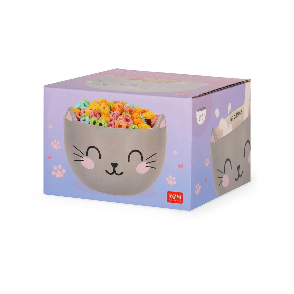 Stoneware Cereal Bowl - Kitty - Buongiorno!