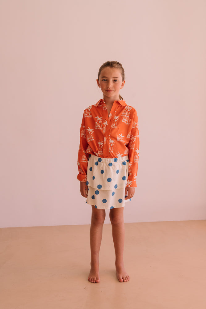 Jupe Lila Blue Dots