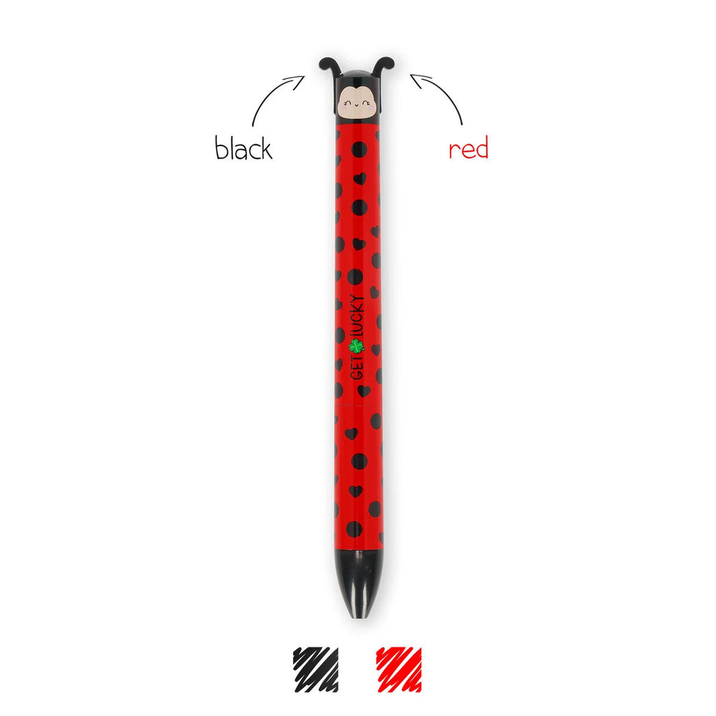 Ladybug Tweekleurige balpen - Click&Clack