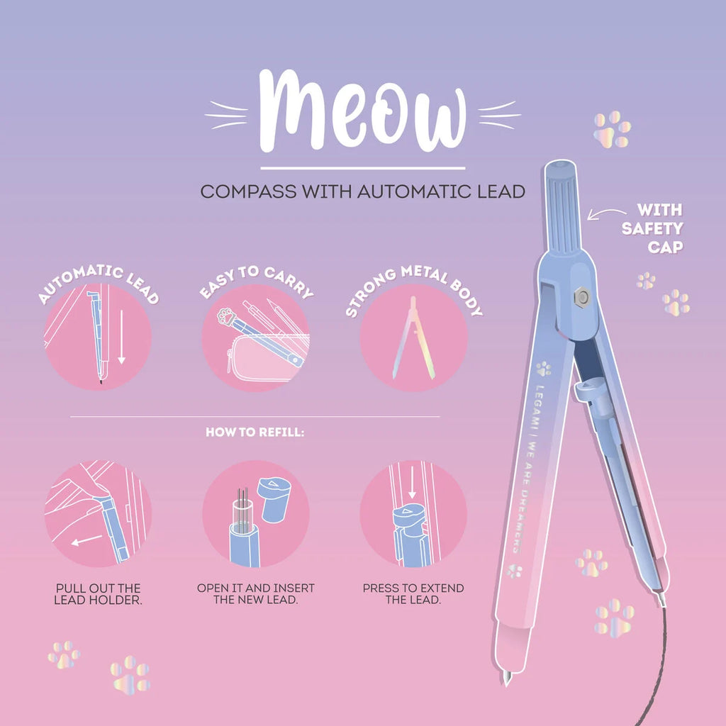 Passer met automatisch potlood - Meow
